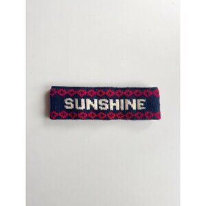 Vintage MURRAY MERKLEY Sunshine Intarsia Wool Knit Headband